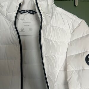 Women’s Nautica White Puffer Jacket